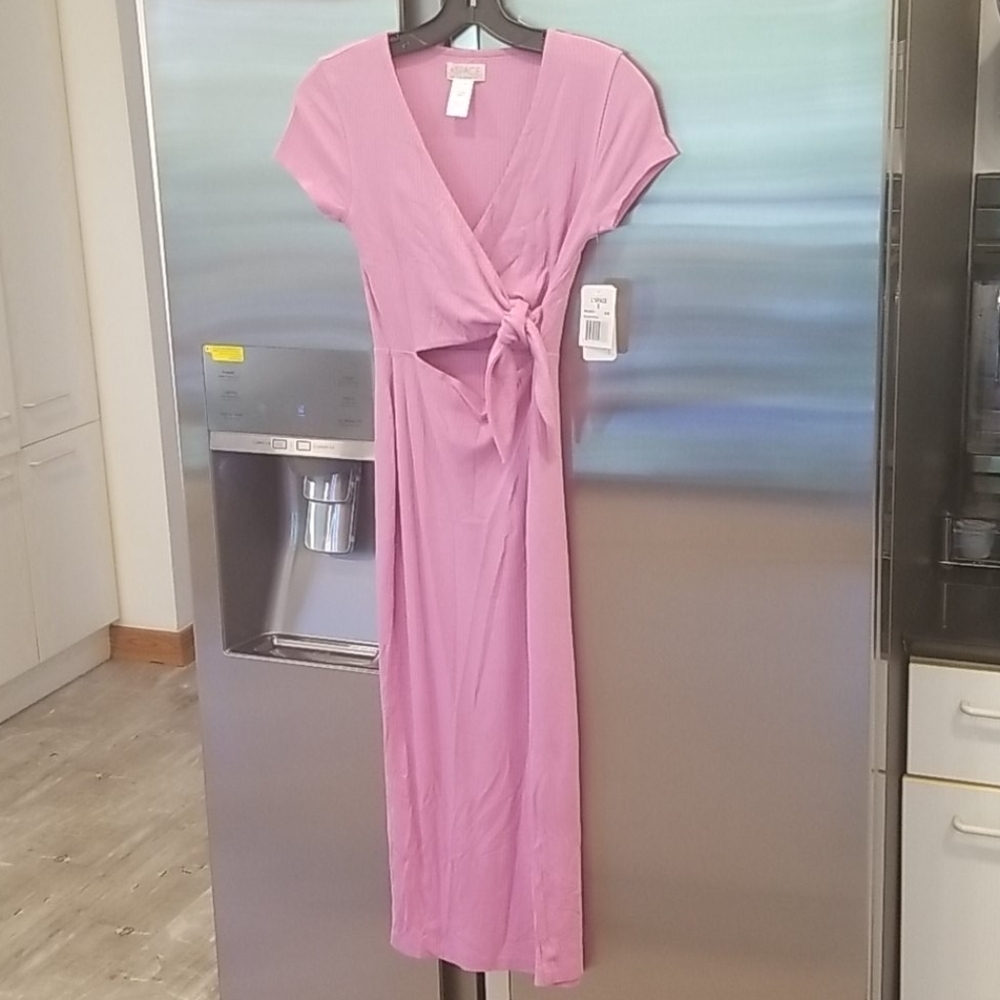 🦄💕L*SPACE💕🦄 Malibu Dress ~ Rosebud Pink S NWT